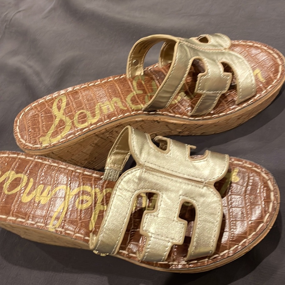 Sam Edelman wedge sandals - worn once